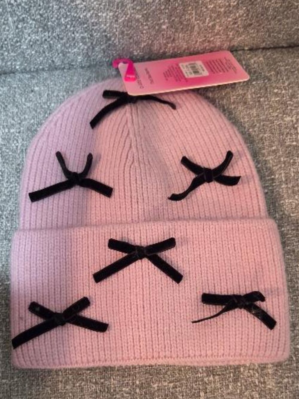 A Little Obsessed Women's Multi Bow Knit Beanie